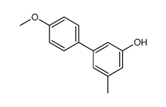 3-(4-methoxyphenyl)-5-methylphenol结构式