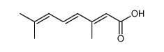 (all E)-3,7-Dimethyl-2,4,6-octatrenisaeure结构式