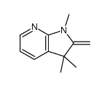 2,3-dihydro-1,3,3-trimethyl-2-methylene-1H-pyrrolo[2,3-b]pyridine结构式