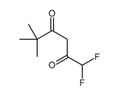 1,1-difluoro-5,5-dimethylhexane-2,4-dione结构式