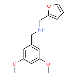 [(3,5-dimethoxyphenyl)methyl](furan-2-ylmethyl)amine Structure