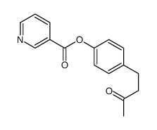 [4-(3-oxobutyl)phenyl] pyridine-3-carboxylate Structure