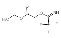ethyl 2-(2,2,2-trifluoroethanimidoyl)oxyacetate结构式