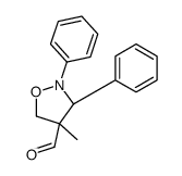 (3R,4R)-4-methyl-2,3-diphenyl-1,2-oxazolidine-4-carbaldehyde Structure