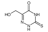 6-hydroxymethyl-3-thioxo-3,4-dihydro-2H-[1,2,4]triazin-5-one结构式