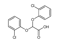 2,2-bis(2-chlorophenoxy)acetic acid Structure