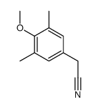 2-(4-methoxy-3,5-dimethylphenyl)acetonitrile结构式