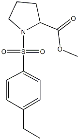 methyl 1-[(4-ethylphenyl)sulfonyl]prolinate picture