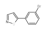 5-(3-溴苯基)异噻唑结构式
