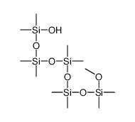 hydroxy-[[[[methoxy(dimethyl)silyl]oxy-dimethylsilyl]oxy-dimethylsilyl]oxy-dimethylsilyl]oxy-dimethylsilane结构式