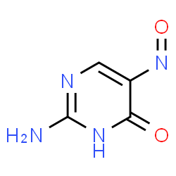 4(1H)-Pyrimidinone, 2-amino-5-nitroso- (9CI) picture