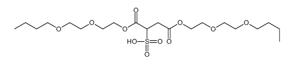 1,4-bis[2-(2-butoxyethoxy)ethoxy]-1,4-dioxobutane-2-sulfonic acid Structure