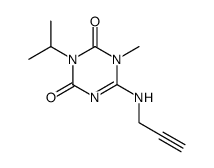 3-isopropyl-1-methyl-6-prop-2-ynylamino-1H-[1,3,5]triazine-2,4-dione Structure