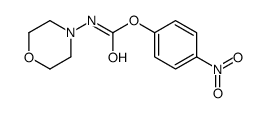 (4-nitrophenyl) N-morpholin-4-ylcarbamate结构式