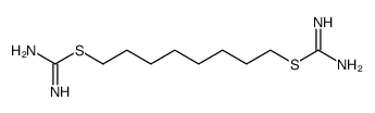 1,8-bis-carbamimidoylmercapto-octane结构式