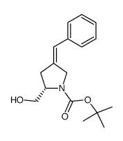 (S)-2-tert-butyldimethylsilyloxymethyl-N-tert-butyloxycarbonyl-4-(phenylthio)methylenepyrrolidine Structure