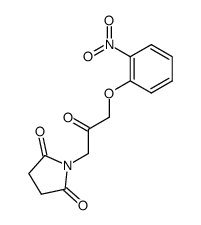 N-[3-(2-nitro-phenoxy)-2-oxo-propyl]-succinimide Structure