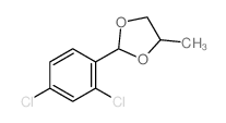 2-(2,4-dichlorophenyl)-4-methyl-1,3-dioxolane Structure