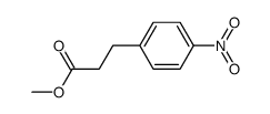 Methyl 3-(4-nitrophenyl)propionoate Structure