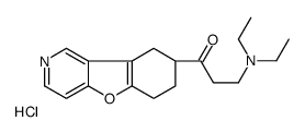diethyl-[3-oxo-3-(6,7,8,9-tetrahydro-[1]benzofuro[3,2-c]pyridin-8-yl)propyl]azanium,chloride Structure