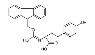 Fmoc-D-HomoTyr-OH structure