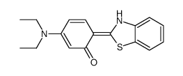 2-(2'-hydroxy-4'-diethylaminophenyl)benzothiazole structure