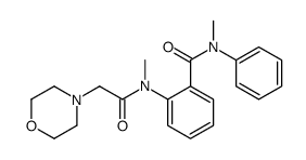 N-Methyl-2-(N-methyl-2-morpholinoacetylamino)-N-phenylbenzamide Structure