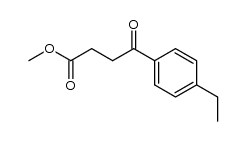 4-(4-ethyl-phenyl)-4-oxo-butyric acid methyl ester Structure