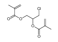 [3-chloro-2-(2-methylprop-2-enoyloxy)propyl] 2-methylprop-2-enoate结构式