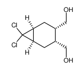 7,7-dichlorobicyclo[4.1.0]heptane-3,4-dimethanol结构式