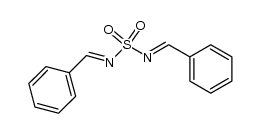 N,N'-bis(phenylmethylene) sulfamide结构式