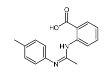 2-[1-(4-methylanilino)ethylideneamino]benzoic acid结构式