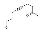 9-chloronon-5-yn-2-one Structure