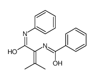 N-(1-anilino-3-methyl-1-oxobut-2-en-2-yl)benzamide Structure
