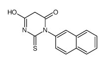 1-naphthalen-2-yl-2-sulfanylidene-1,3-diazinane-4,6-dione Structure