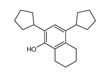 2,4-dicyclopentyl-5,6,7,8-tetrahydronaphthalen-1-ol Structure