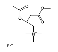 [(2R)-2-acetyloxy-4-methoxy-4-oxobutyl]-trimethylazanium,bromide Structure