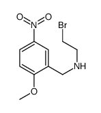 N-(2-Bromoethyl)-2-methoxy-5-nitrobenzylamine Structure