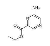 ethyl 6-aminopyrazine-2-carboxylate结构式