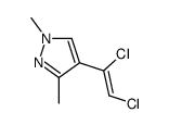 4-(1,2-dichloroethenyl)-1,3-dimethylpyrazole Structure