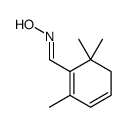 2,6,6-Trimethyl-1,3-cyclohexadiene-1-carbaldehyde oxime structure