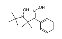 N-tert.Butyl-N-<1,1-dimethyl-2-hydroxyimino-2-phenyl-aethyl>-hydroxylamin Structure