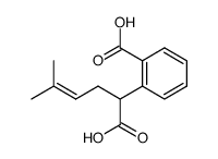 ω-(3-Methyl-2-butenyl)homophthalsaeure结构式