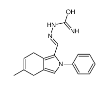 [(E)-(5-methyl-2-phenyl-4,7-dihydroisoindol-1-yl)methylideneamino]urea Structure