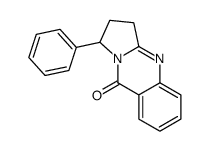 1-phenyl-2,3-dihydro-1H-pyrrolo[2,1-b]quinazolin-9-one结构式