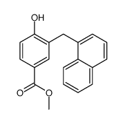 methyl 4-hydroxy-3-(naphthalen-1-ylmethyl)benzoate Structure