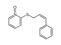 1-oxido-2-(3-phenylprop-2-enylsulfanyl)pyridin-1-ium Structure