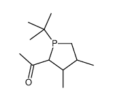 1-(1-tert-butyl-3,4-dimethylphospholan-2-yl)ethanone结构式