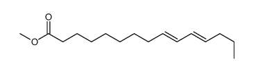 methyl pentadeca-9,11-dienoate结构式