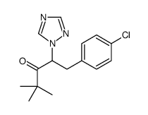 1-(4-chlorophenyl)-4,4-dimethyl-2-(1,2,4-triazol-1-yl)pentan-3-one结构式